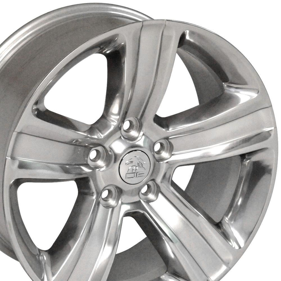 20x9 DG65 Gloss Silver with Polished Face - 5x139.7 +19ET