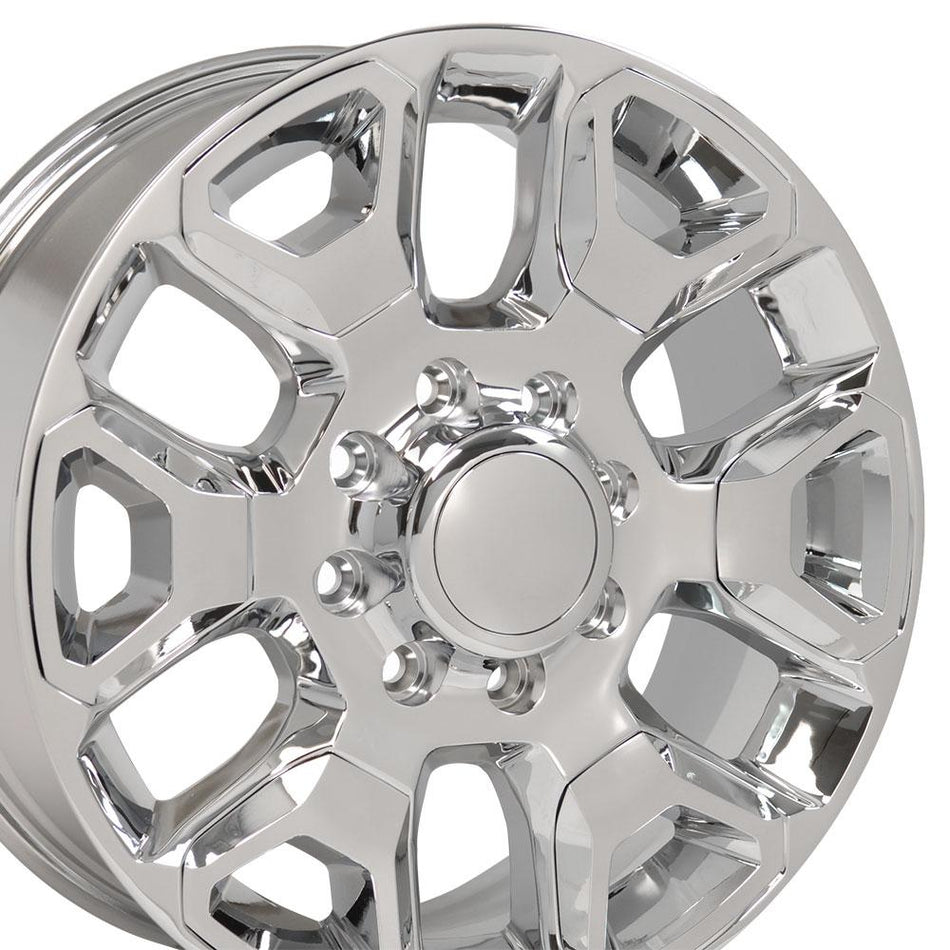 20x8 DG66 Chrome with Chrome Insert - 8x165.1 +54.65ET