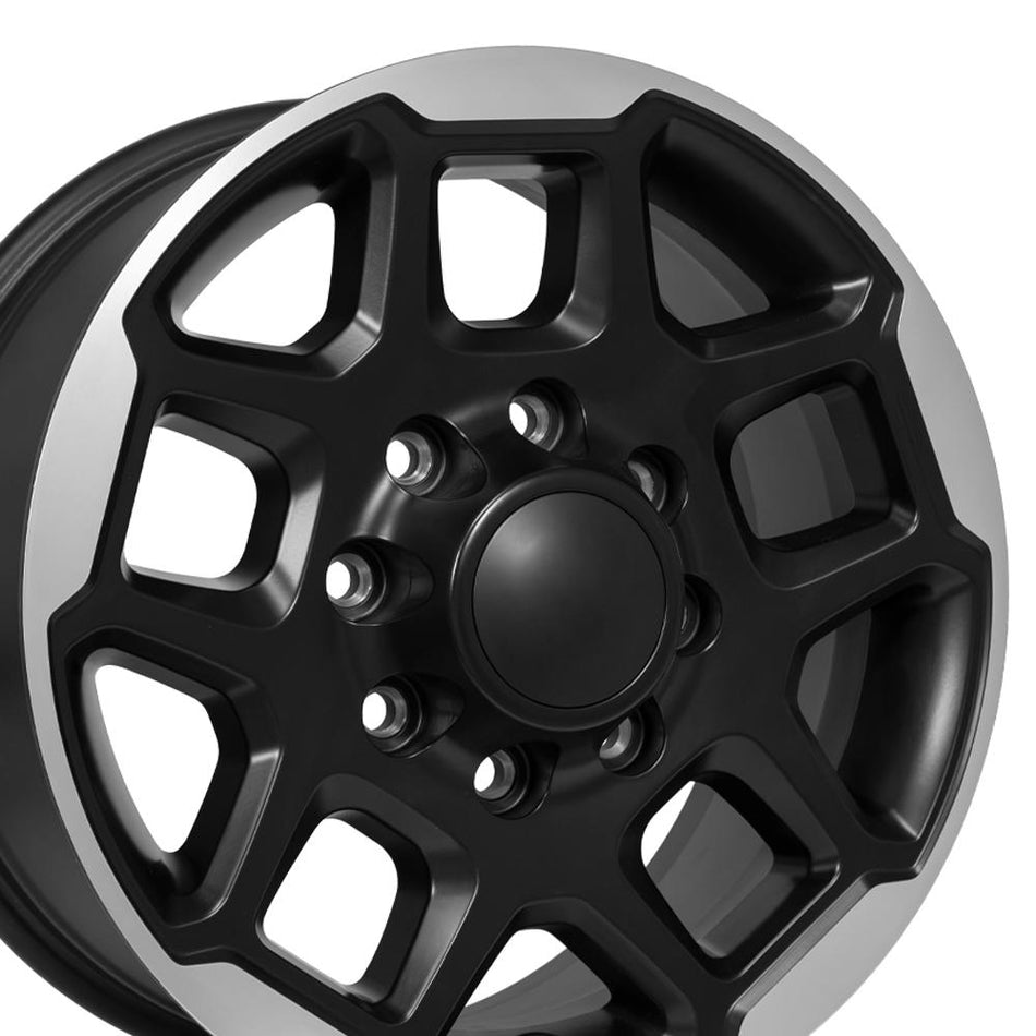 18x8 DG78 Satin Black Machined - 8x165.1 +57.15ET