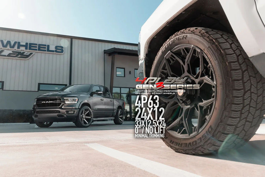 DODGE RAM 4PLAY WHEELS G3 4P63 24X12