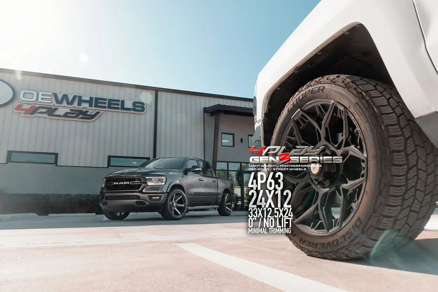 DODGE RAM 4PLAY WHEELS G3 4P63 24X12