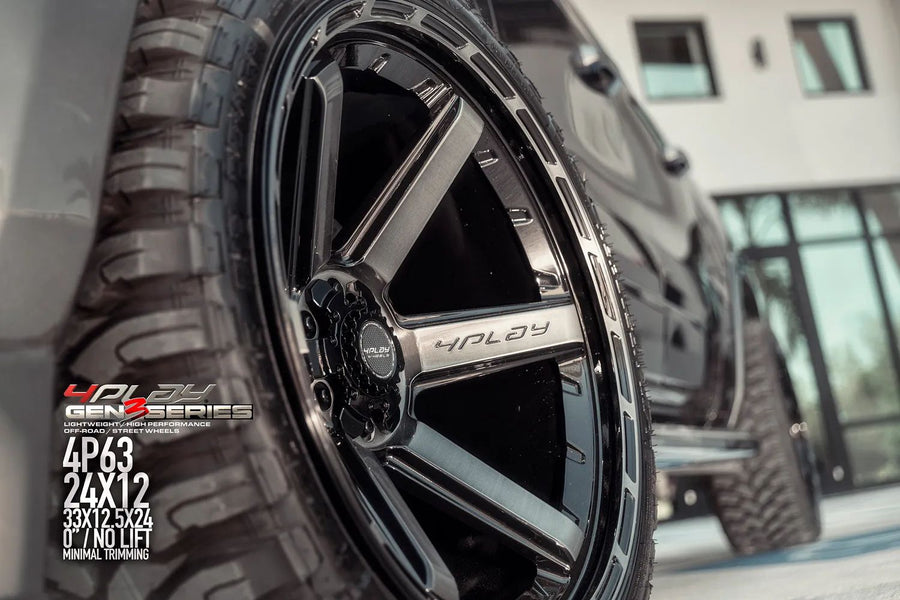 DODGE RAM 4PLAY WHEELS G3 4P63 24X12