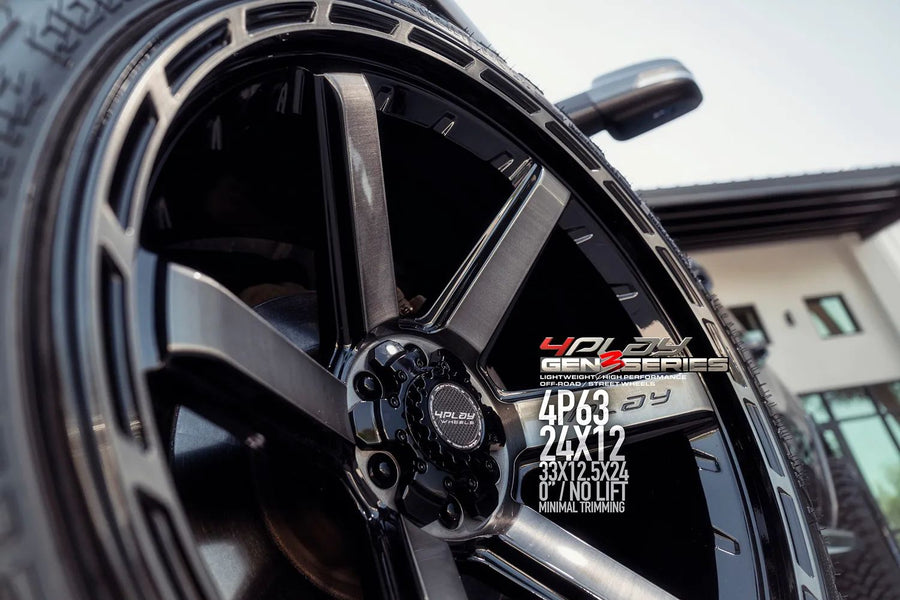 DODGE RAM 4PLAY WHEELS G3 4P63 24X12