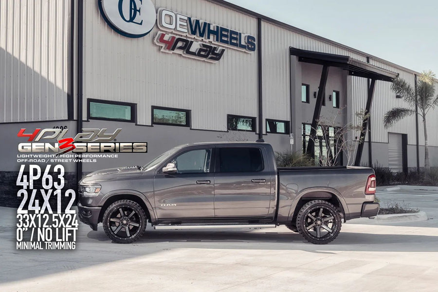 DODGE RAM 4PLAY WHEELS G3 4P63 24X12