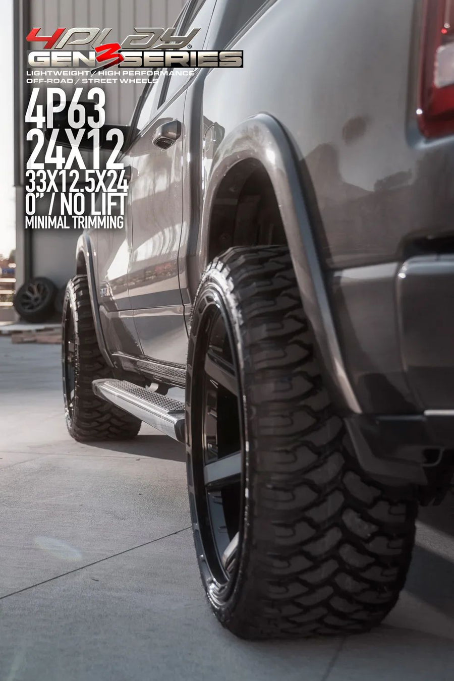 DODGE RAM 4PLAY WHEELS G3 4P63 24X12