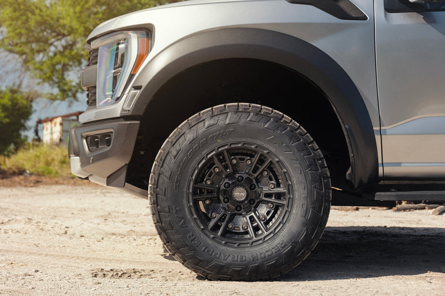 FORD F150 RAPTOR 4PLAY WHEELS 4PS01 17X9 33X12.5X17 NITTO TIRE STOCK SUSPENSION