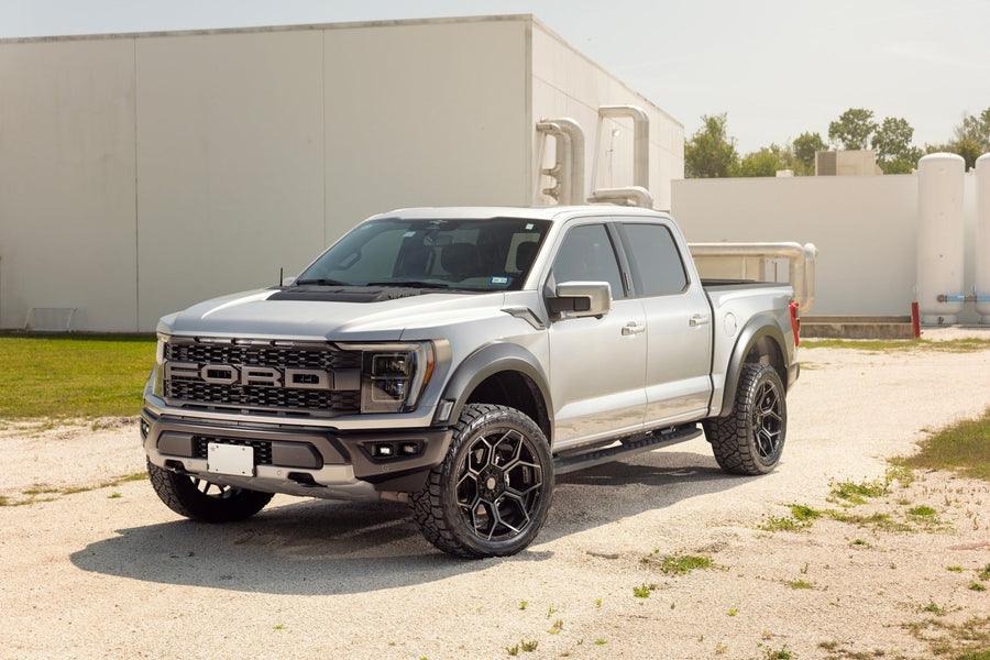 FORD F150 RAPTOR 4PLAY WHEELS 4PS26 22X10 33X12.5X22 NITTO TIRE STOCK SUSPENSION