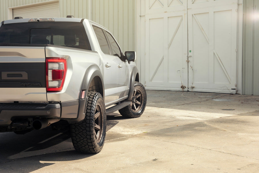 FORD F150 RAPTOR 4PLAY WHEELS 4PS63 20X9 305X55X20 NITTO TIRE STOCK SUSPENSION
