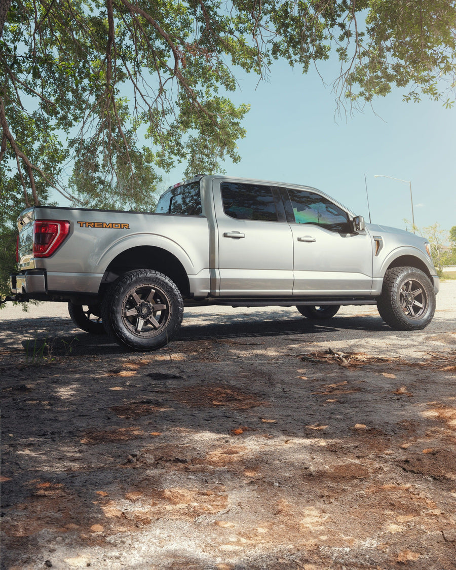 FORD F150 RIMS 4PLAY WHEELS S63 20X9 33X12.5X20 TIRES FORD TREMOR