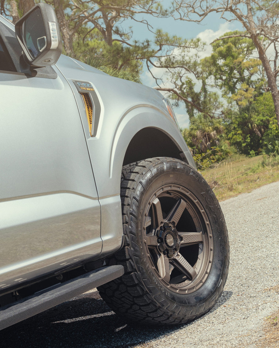 FORD F150 RIMS 4PLAY WHEELS S63 20X9 33X12.5X20 TIRES FORD TREMOR