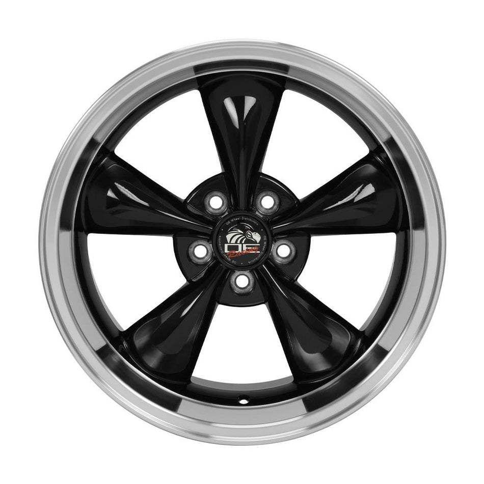 18x10 FR01 Gloss Black Machined Lip - 5x114.3 +22ET