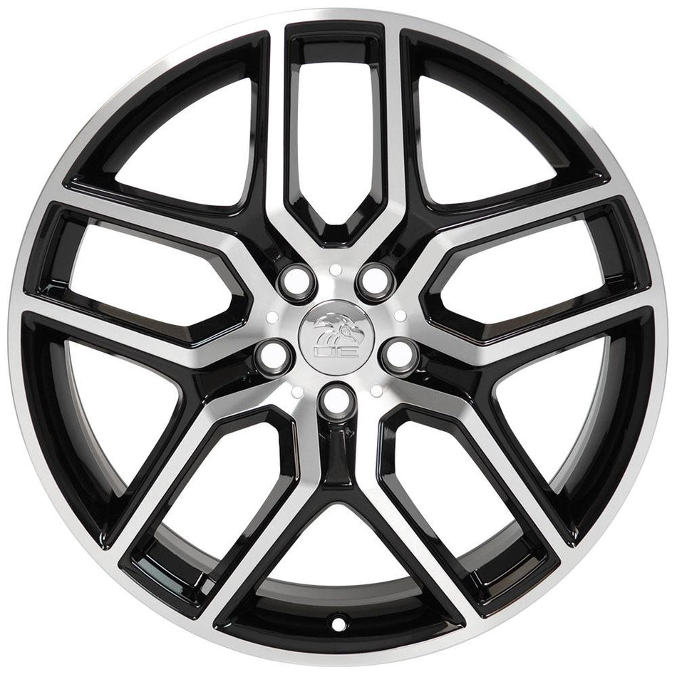 20x9 FR73 Gloss Black Machined - 5x114.3 +44ET