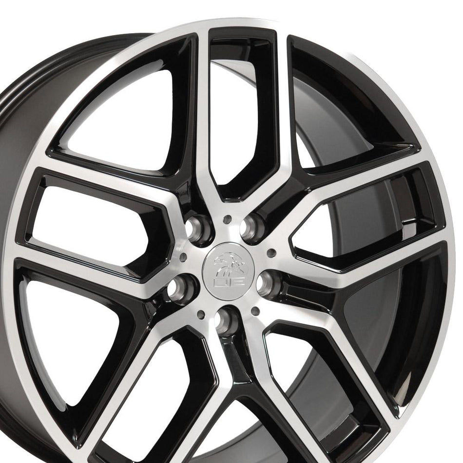 20x9 FR73 Gloss Black Machined - 5x114.3 +44ET
