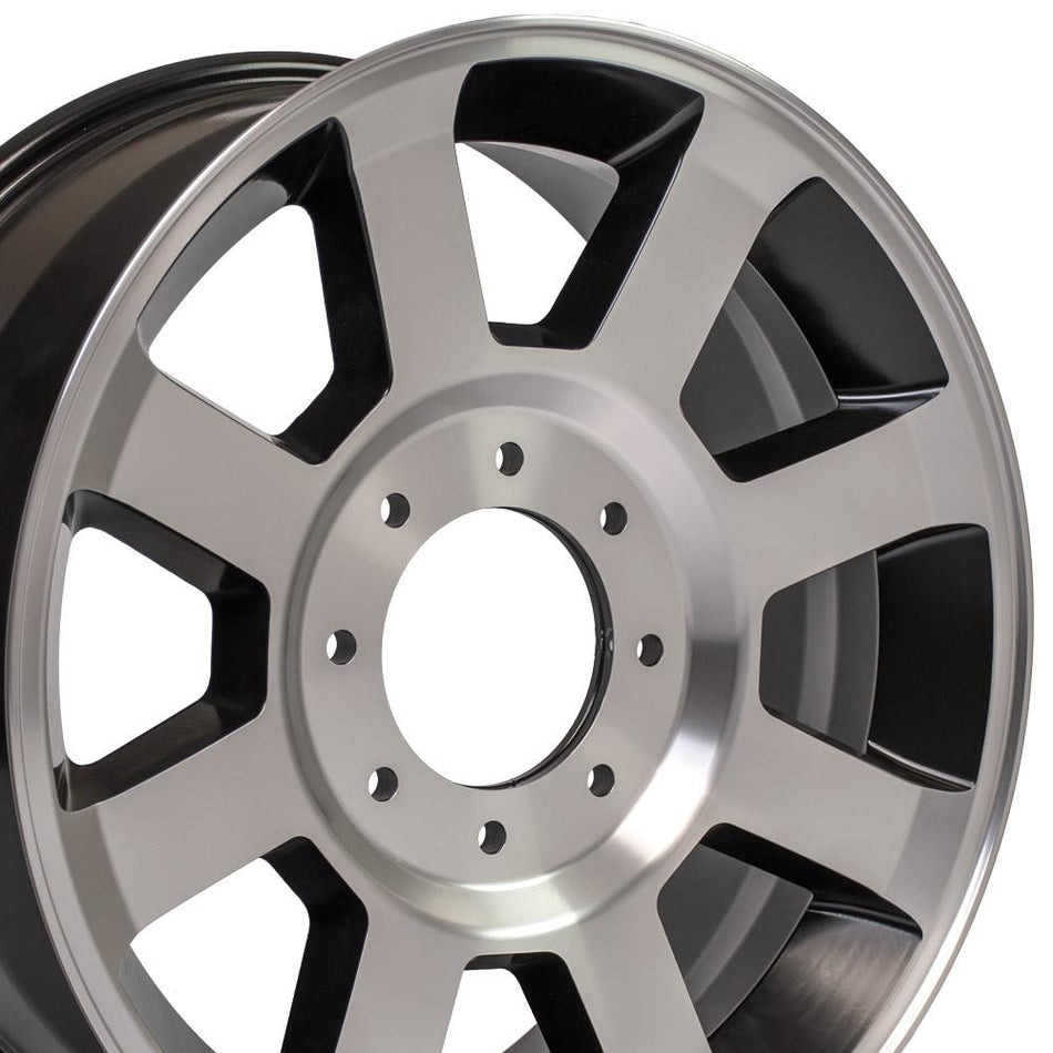 20x8 FR78 Satin Black Machined - 8x170 +40ET