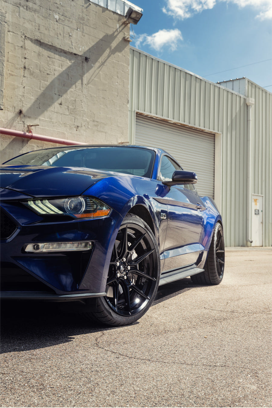 Ford Mustang DEFIANT Wheels DF08 Black 20x9 20x10 265-35-20 305-30-20 Atturo Tires