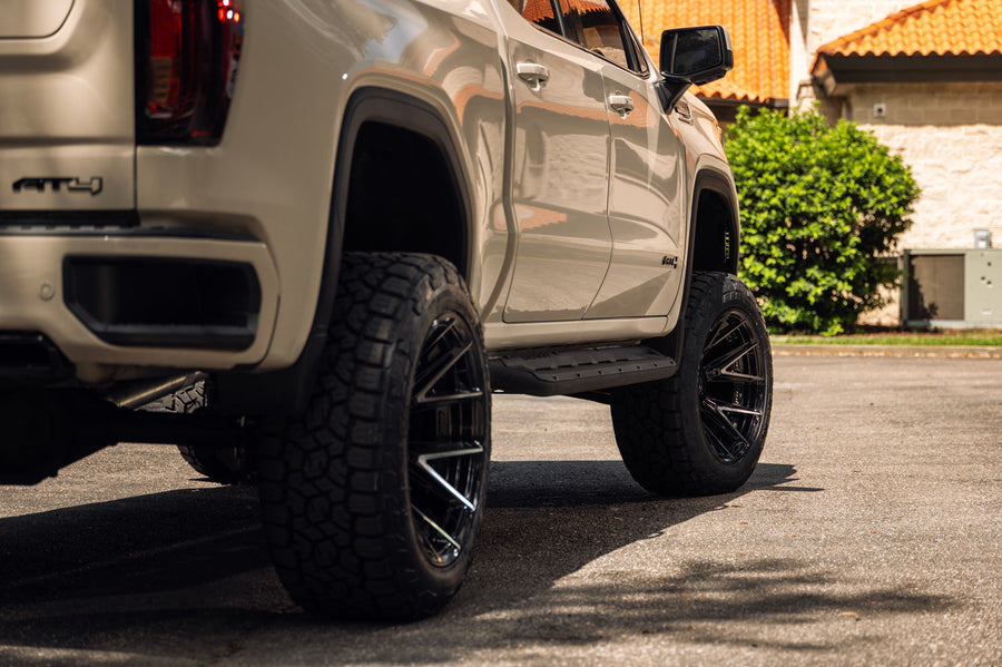 GMC Sierra AT4 4PLAY Wheels 4P40 22x12 35x12.5x22 Toyo Tires 662 Customs