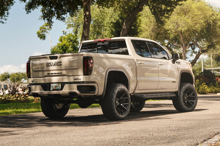 GMC Sierra AT4 4PLAY Wheels 4P40 22x12 35x12.5x22 Toyo Tires 662 Customs