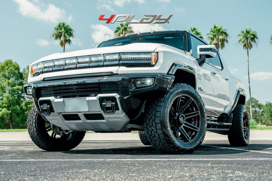 HUMMER H1 EV ELECTRIC ON 4PLAY WHEELS 22X10 4P08