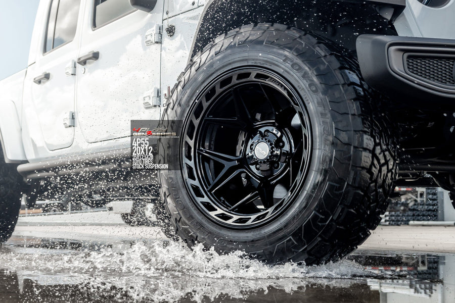 JEEP GLADIATOR 4PLAY WHEELS G3 4P55 20X12 35X12.5X20 NO LIFT