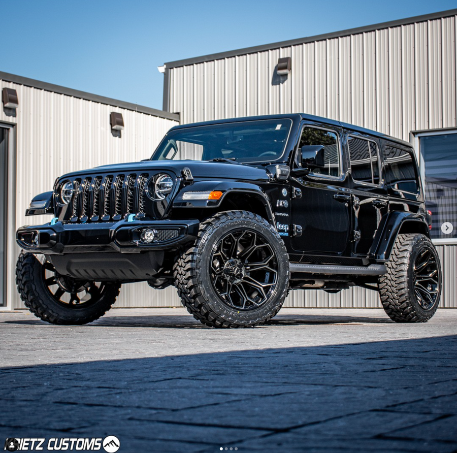 JEEP WRANGLER 4PLAY WHEELS 4P06 G3 22X12 35X12.5X22 TOYO TIRES KRIETZ CUSTOMS