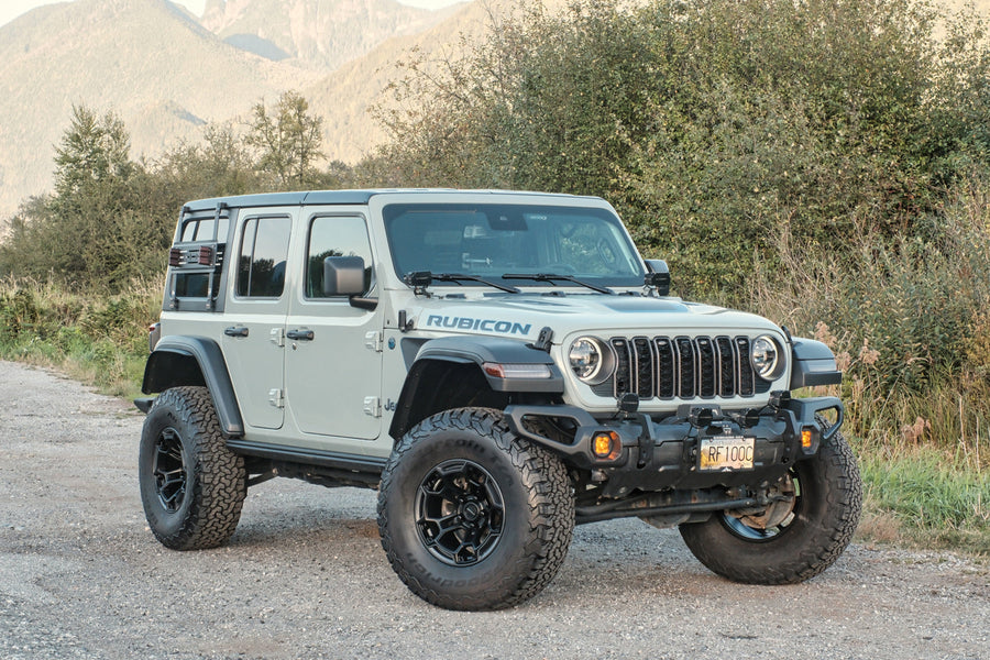 JEEP WRANGLER DF03 17X9 SATIN BLACK CHARCOAL DEFIANT WHEELS GRAY WOLF OVERLAND