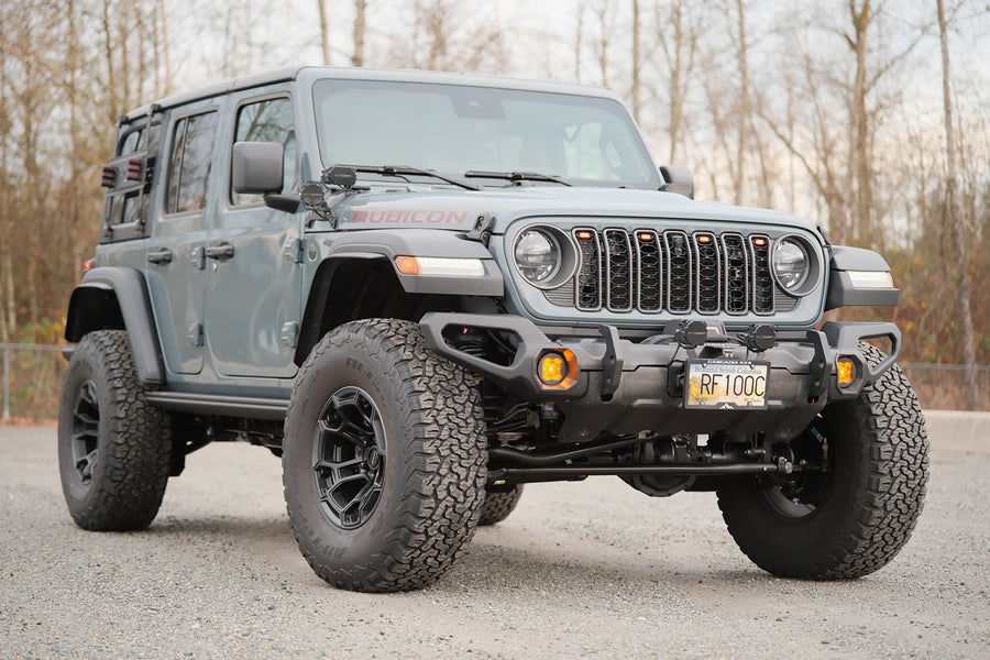 JEEP WRANGLER RUBICON DF03 17X9 SATIN BLACK CHARCOAL DEFIANT WHEELS GRAY WOLF OVERLAND