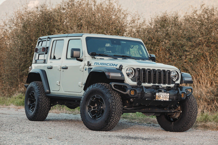 JEEP WRANGLER DF03 17X9 SATIN BLACK CHARCOAL DEFIANT WHEELS GRAY WOLF OVERLAND