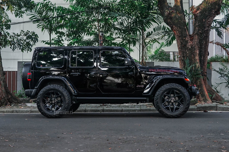 JEEP WRANGLER RUBICON 4PLAY WHEELS 4P06 20X10 35X12.5X20 HANCOOK TIRES BUILT BY 4PLAY INDONESIA PERMAISURI
