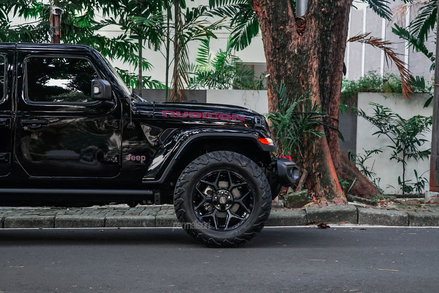 JEEP WRANGLER RUBICON 4PLAY WHEELS 4P06 20X10 35X12.5X20 HANCOOK TIRES BUILT BY 4PLAY INDONESIA PERMAISURI