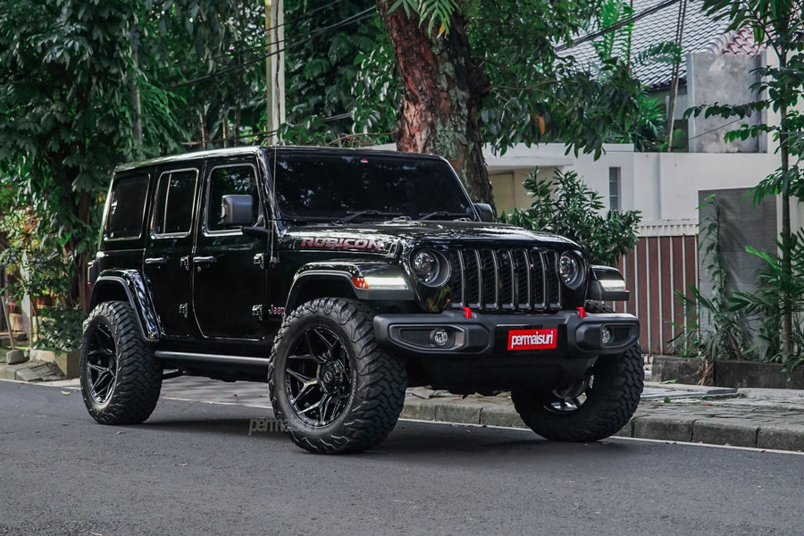 JEEP WRANGLER RUBICON 4PLAY WHEELS 4P06 20X10 35X12.5X20 HANCOOK TIRES BUILT BY 4PLAY INDONESIA PERMAISURI
