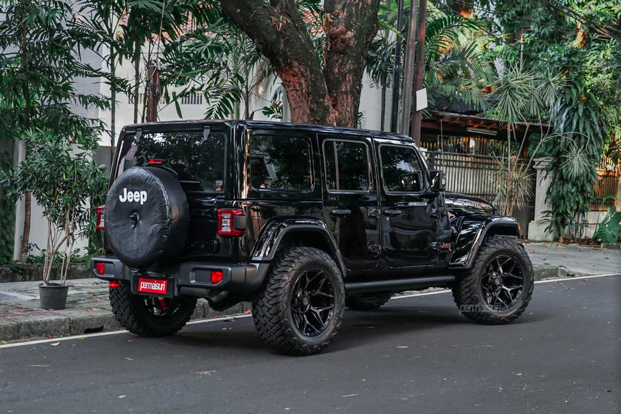 JEEP WRANGLER RUBICON 4PLAY WHEELS 4P06 20X10 35X12.5X20 HANCOOK TIRES BUILT BY 4PLAY INDONESIA PERMAISURI