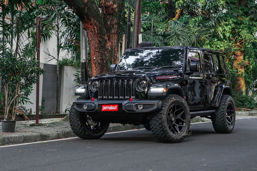JEEP WRANGLER RUBICON 4PLAY WHEELS 4P06 20X10 35X12.5X20 HANCOOK TIRES BUILT BY 4PLAY INDONESIA PERMAISURI