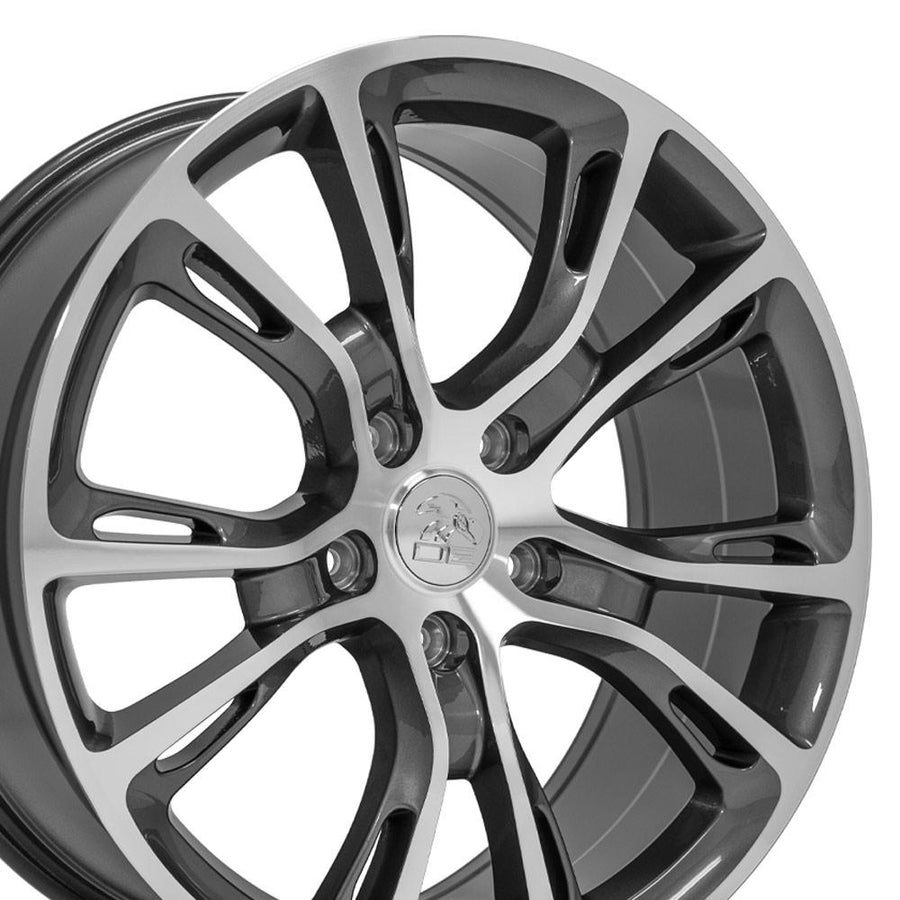 20x8.5 JP16 Gloss Gunmetal Machined - 5x127 +38ET