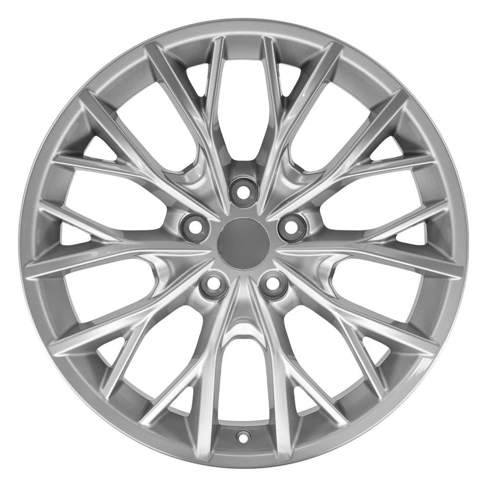 20x8.5 JP30 Gloss Hyper Silver - 5x127 +50ET