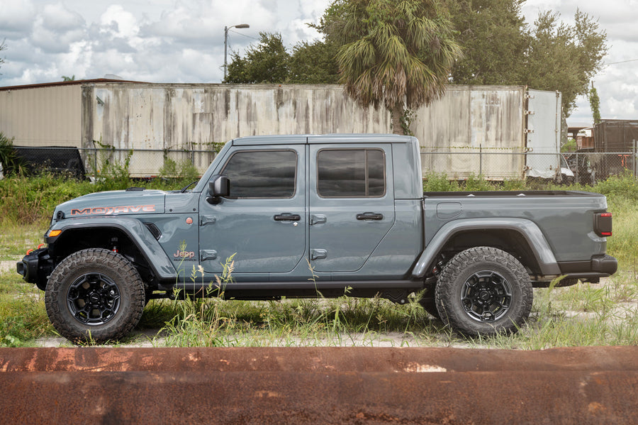 Jeep Gladiator DEFIANT Wheels DF03 Satin Charcoal 2-Tone 17×9 35x12.5x17 TOYO Open Country Tire 1