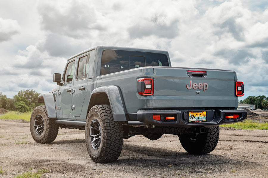 Jeep Gladiator DEFIANT Wheels DF03 Satin Charcoal 2-Tone 17×9 35x12.5x17 TOYO Open Country Tire 1