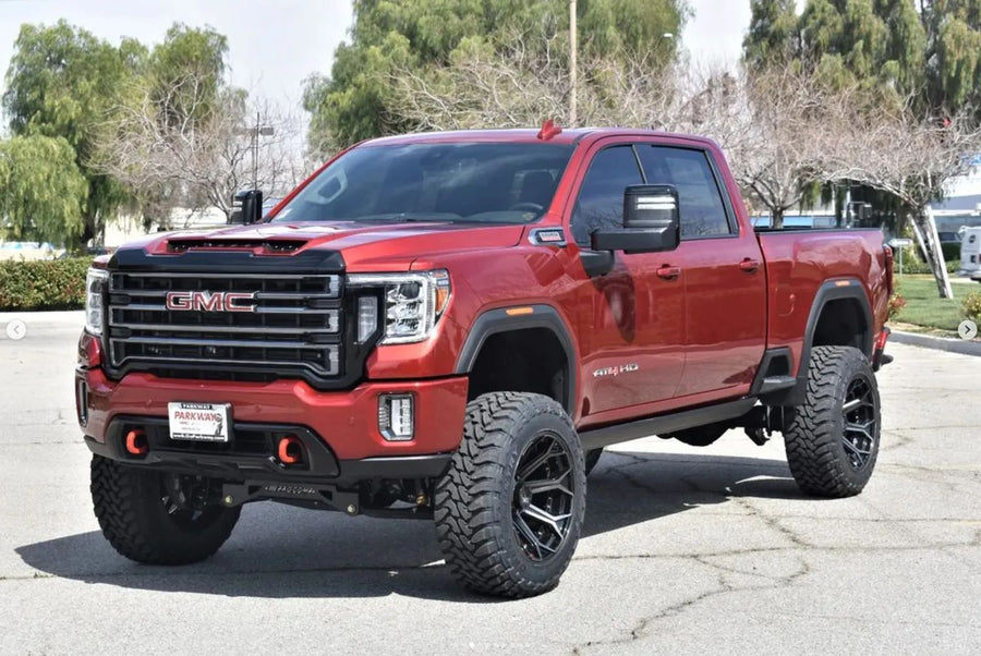 22x10 4P80R Gloss Black Brushed with Tinted Clear - 8x180 -24ET