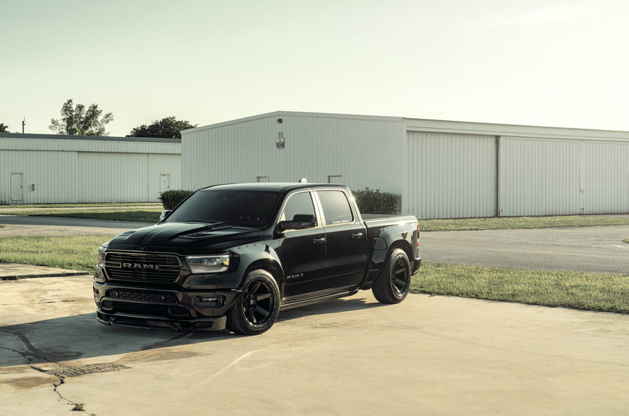 RAM 1500 4PLAY WHEELS 4P63 22X12 305X40X22 NITTO TIRE CLINCHED WIDE BODY