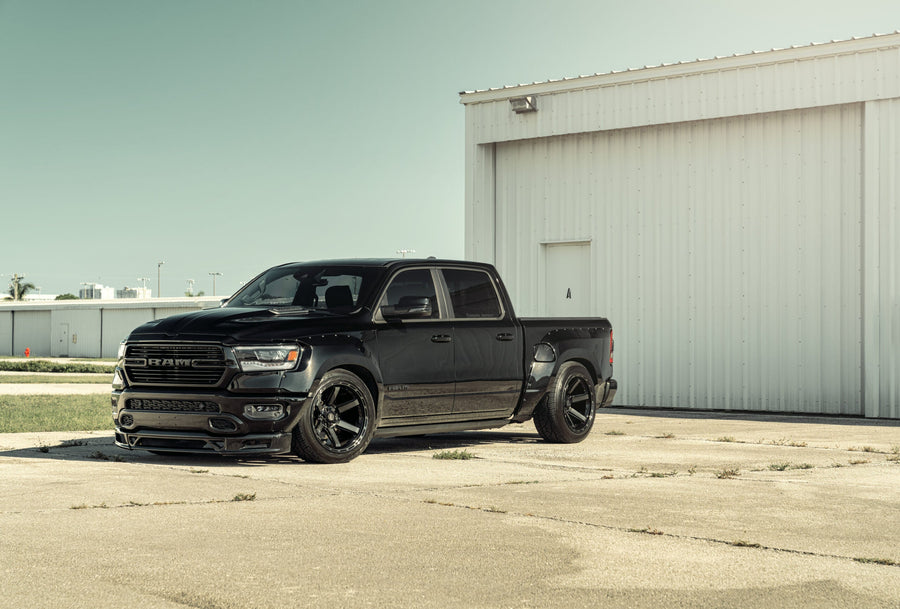 RAM 1500 4PLAY WHEELS 4P63 22X12 305X40X22 NITTO TIRE CLINCHED WIDE BODY