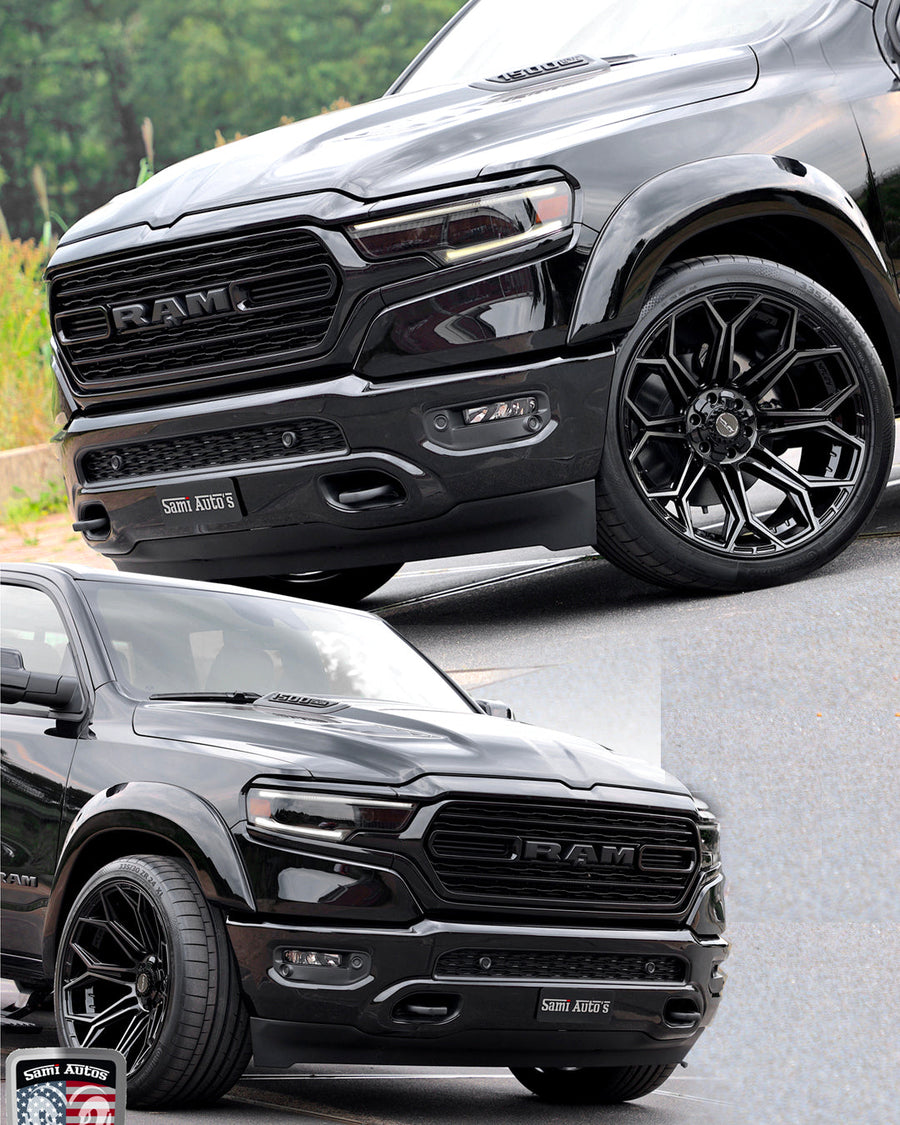RAM 1500 4PLAY WHEELS 4P83 24X12 335X30X22 CONTINENTAL TIRES BY SAMIS AUTOS