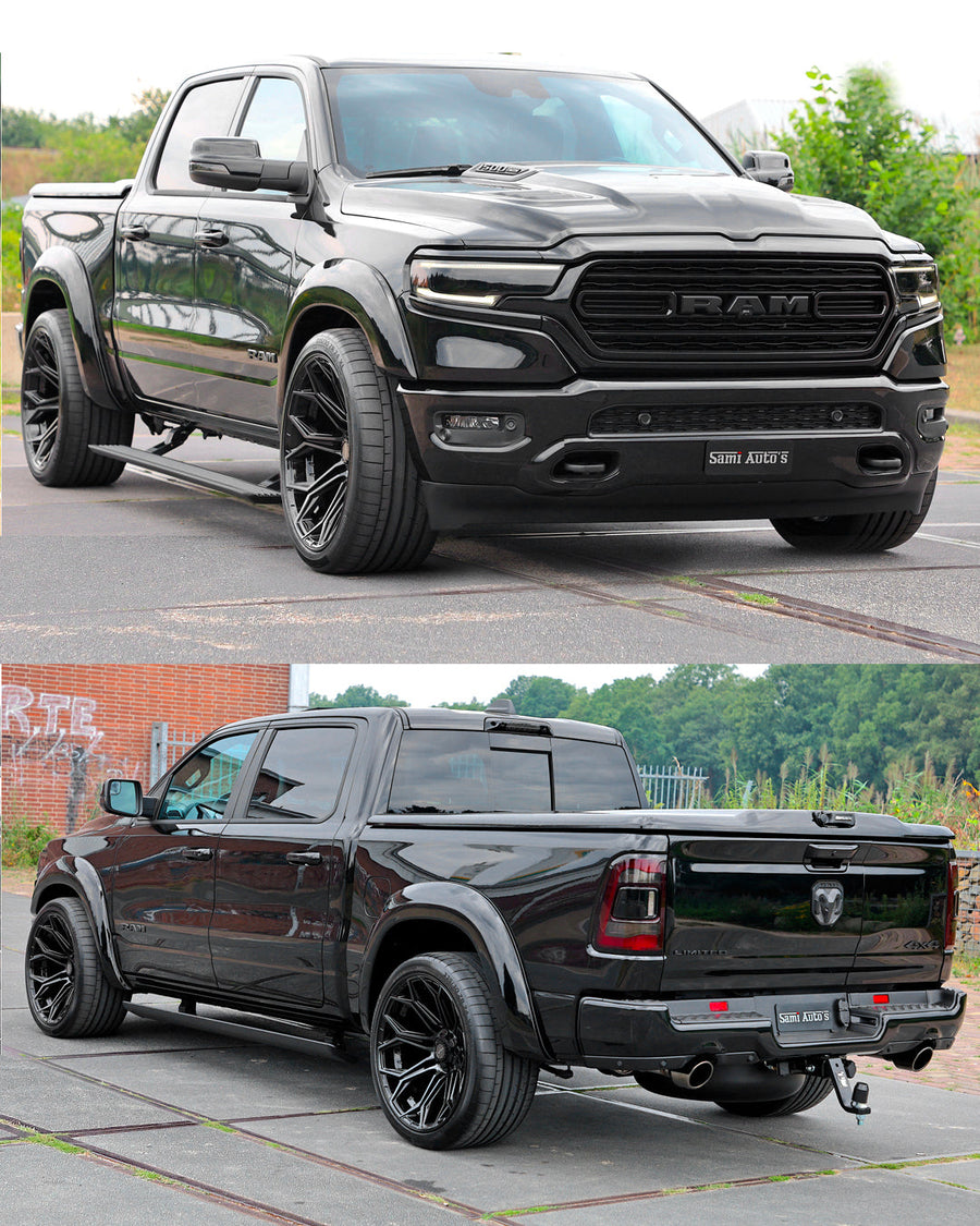 RAM 1500 4PLAY WHEELS 4P83 24X12 335X30X22 CONTINENTAL TIRES BY SAMIS AUTOS