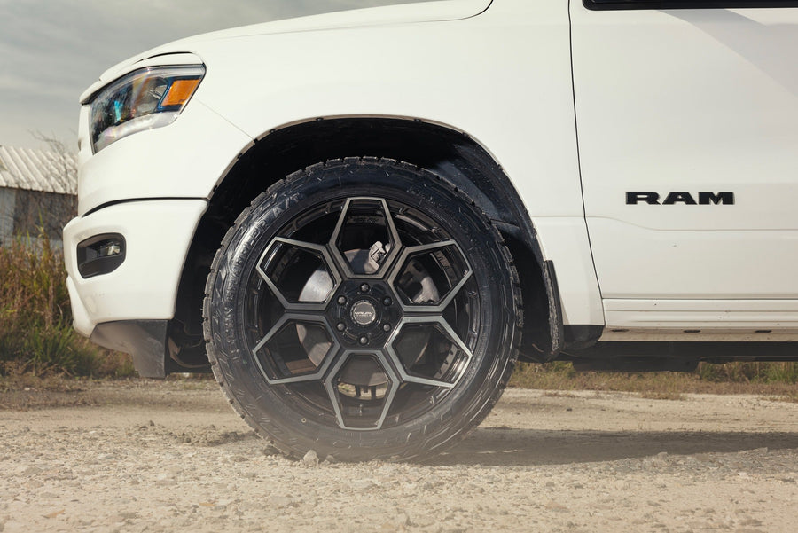 RAM 1500 4PLAY WHEELS S26 22X10 33X12.5X22 NITTO TIRES
