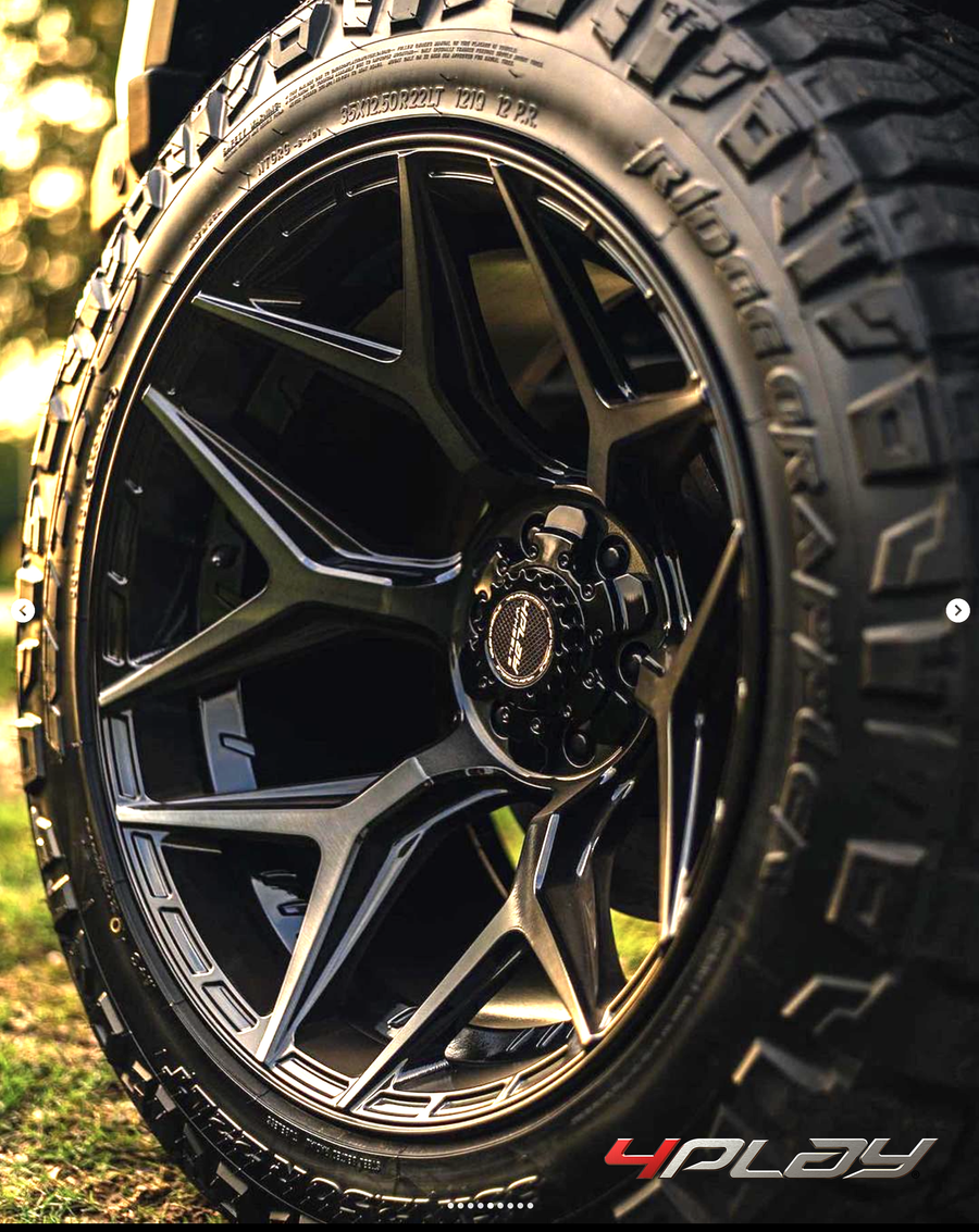 RAM TRX 4PLAY WHEELS 4P06 22X12 35X12.5X22 NITTO TIRE