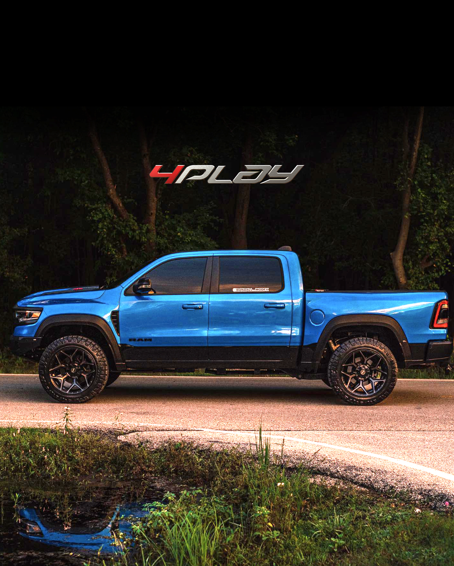 RAM TRX 4PLAY WHEELS 4P06 22X12 35X12.5X22 NITTO TIRE