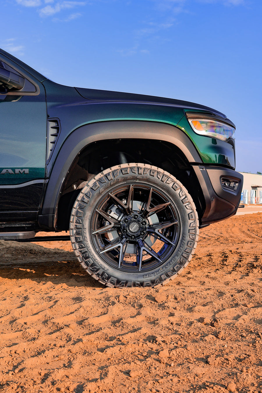 Ram RHO 4PLAY Wheels 4P40 22x10 35x12.5x22 Nitto Ridge Grappler Michael Gutelli