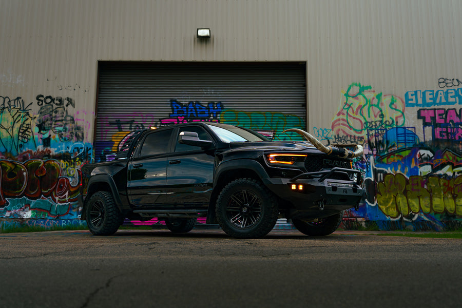 Ram TRX 4PLAY Wheels 4P08 Brushed Black 20x10 TXRUGGED214