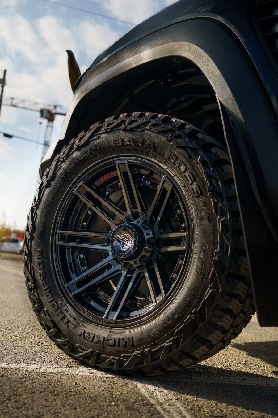 Ram TRX 4PLAY Wheels 4P08 Brushed Black 20x10 TXRUGGED214