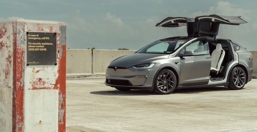 TESLA MODEL X DEFIANT WHEELS DF06 20X9 20X10