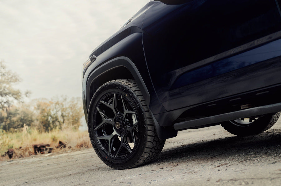 TOYOTA SEQUOIA 4PLAY WHEELS 4P06 22X9 0 ET 285X45X22 FALKEN TIRES STOCK SUSPENSION