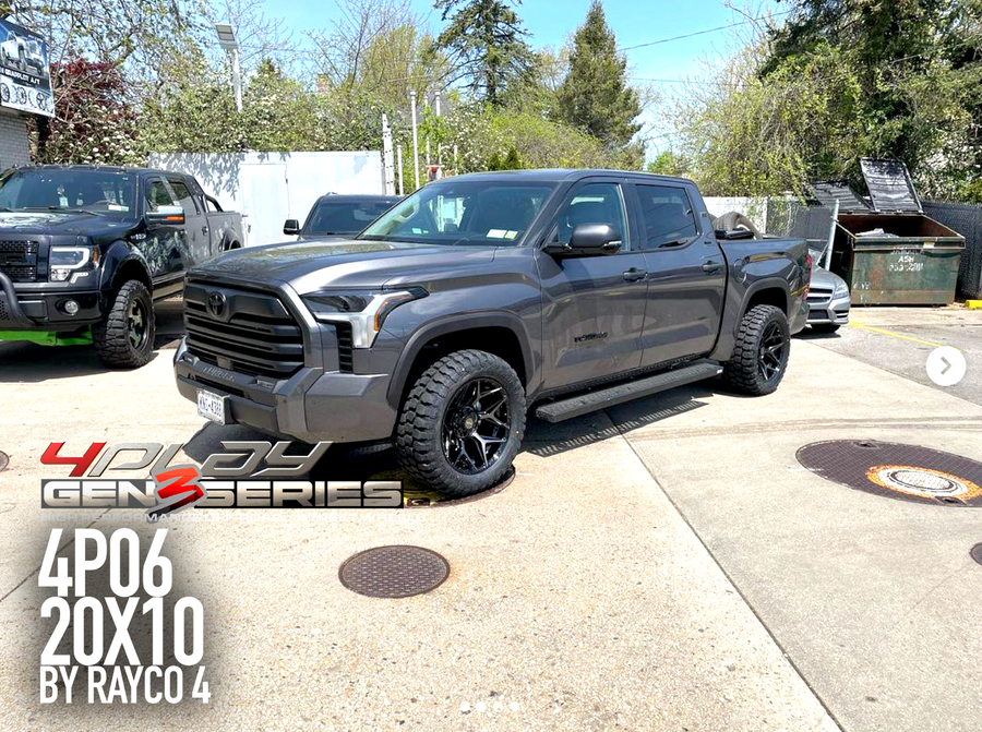 TOYOTA TUNDRA 4PLAY WHEELS 4P06 G3 SERIES 20X10 RAYCO 4